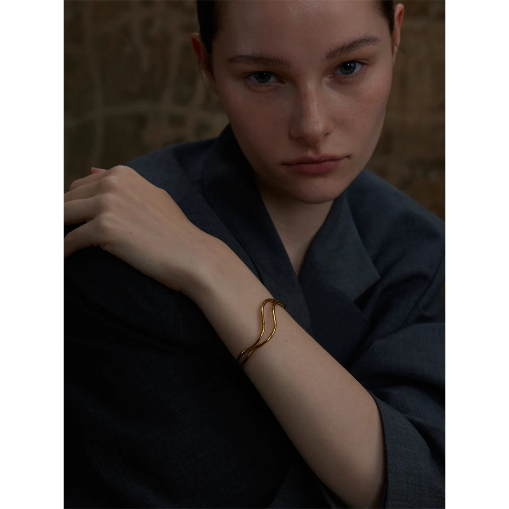Bracelete New Unique Banhado em Ouro 18K
