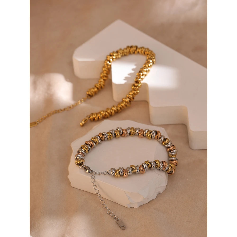 Pulseira Robusta Banhado em Ouro 18K