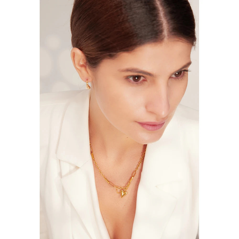 Colar Romantic Banhado em Ouro 18K