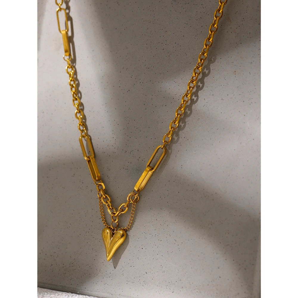Colar Romantic Banhado em Ouro 18K