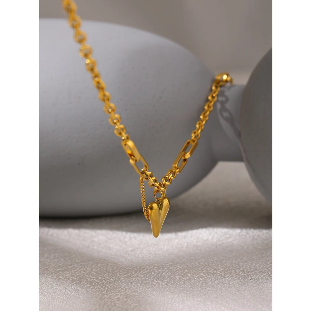 Colar Romantic Banhado em Ouro 18K