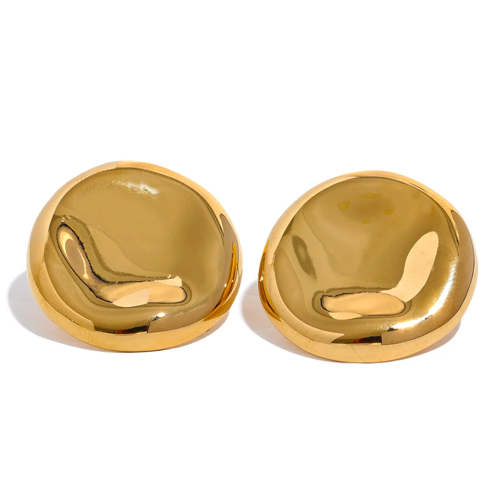 Brinco Minimalista Aurora Banhado em Ouro 18K