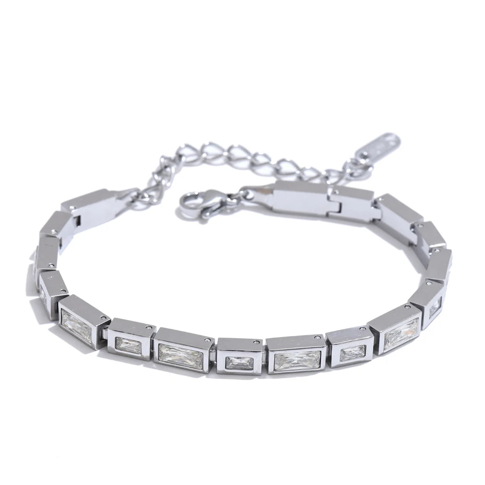 Pulseira Cubic Banhado em Ouro 18K