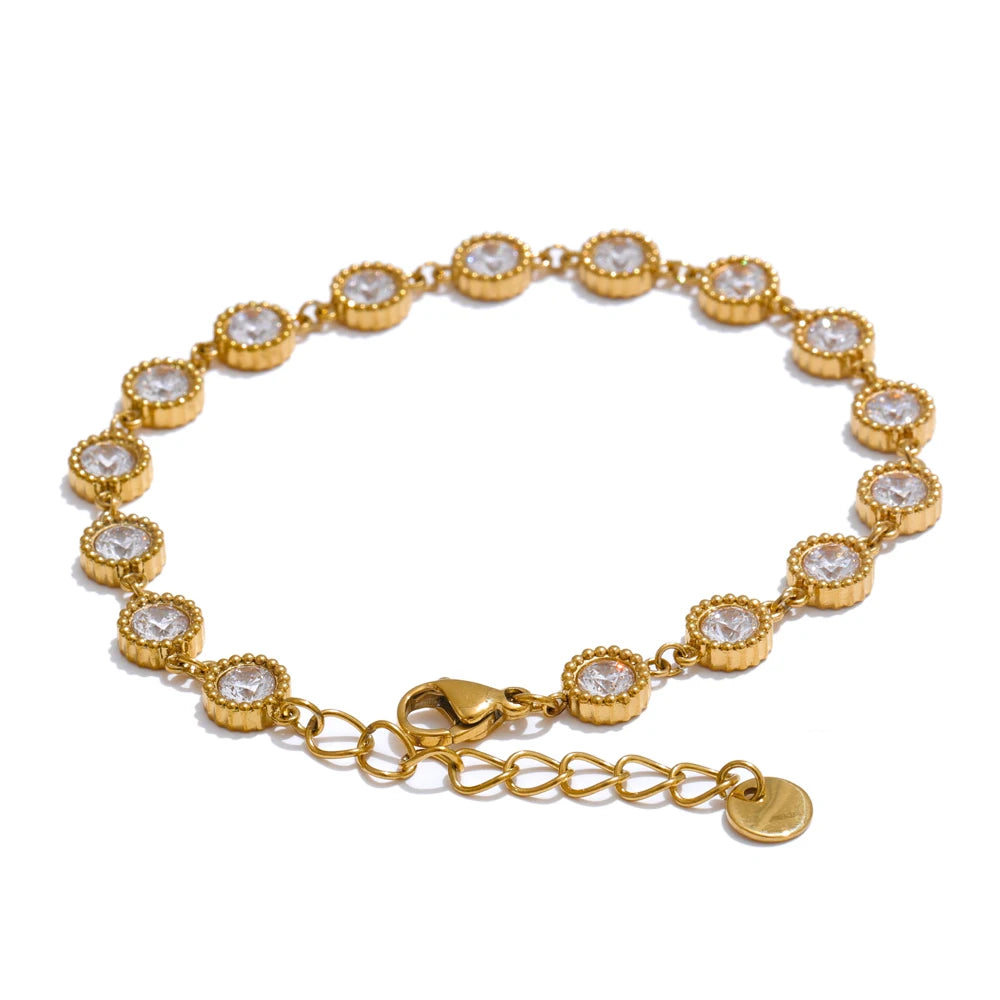 Pulseira Esfera de Luz Banhado em Ouro 18K