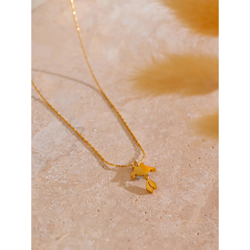 Colar Gold Fish Banhado em Ouro 18K