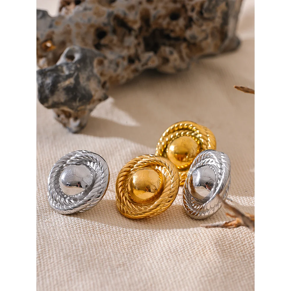 Brinco Júpter Banhado em Ouro 18K
