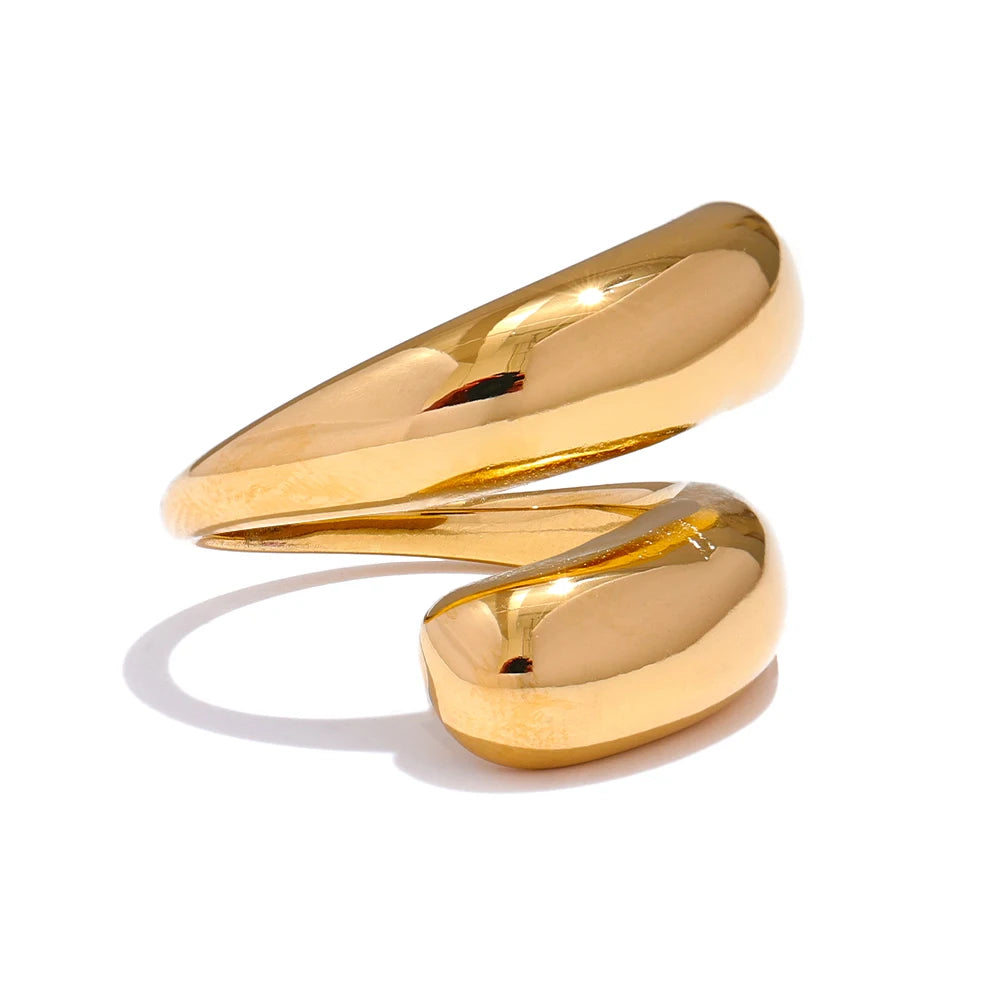 Anel Chic Banhado em Ouro 18K