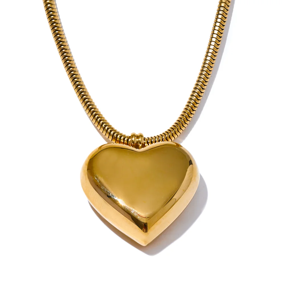Colar Coração Banhado em Ouro 18K