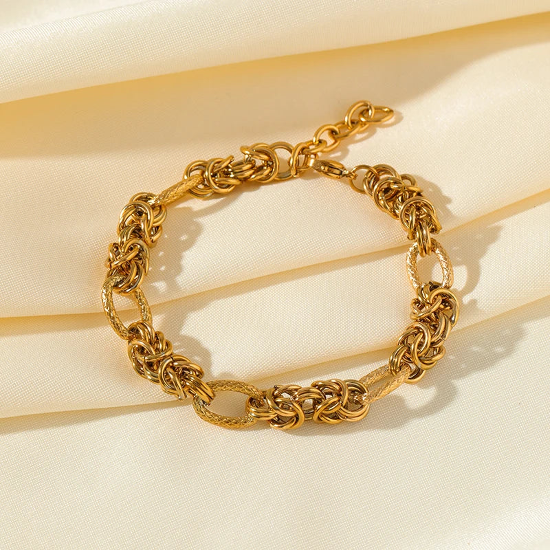 Pulseira Elos Elegance Banhado em Ouro 18K