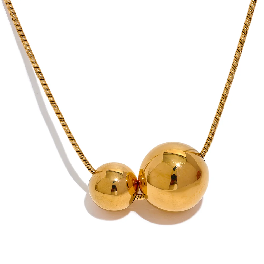 Colar Balls Banhado em Ouro 18K