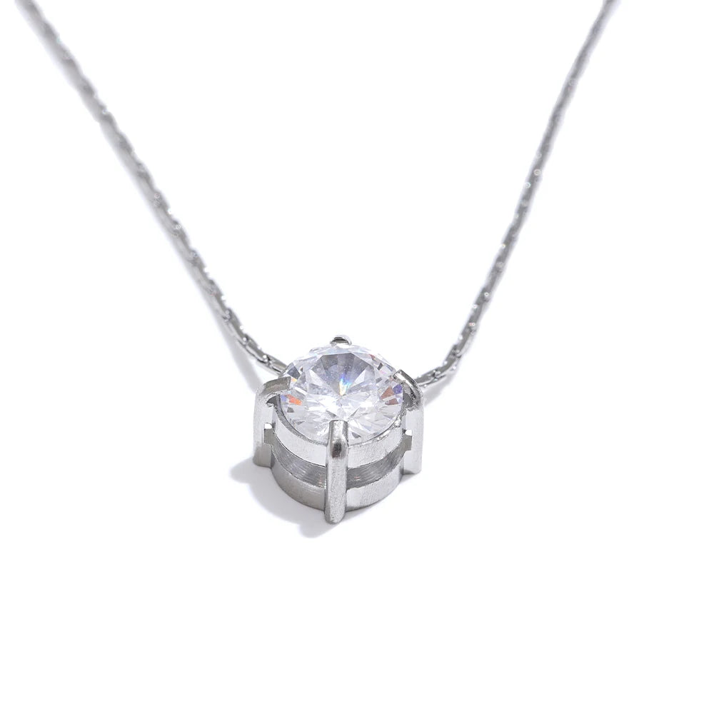 Colar Ponto de Luz Banhado em Ouro 18K