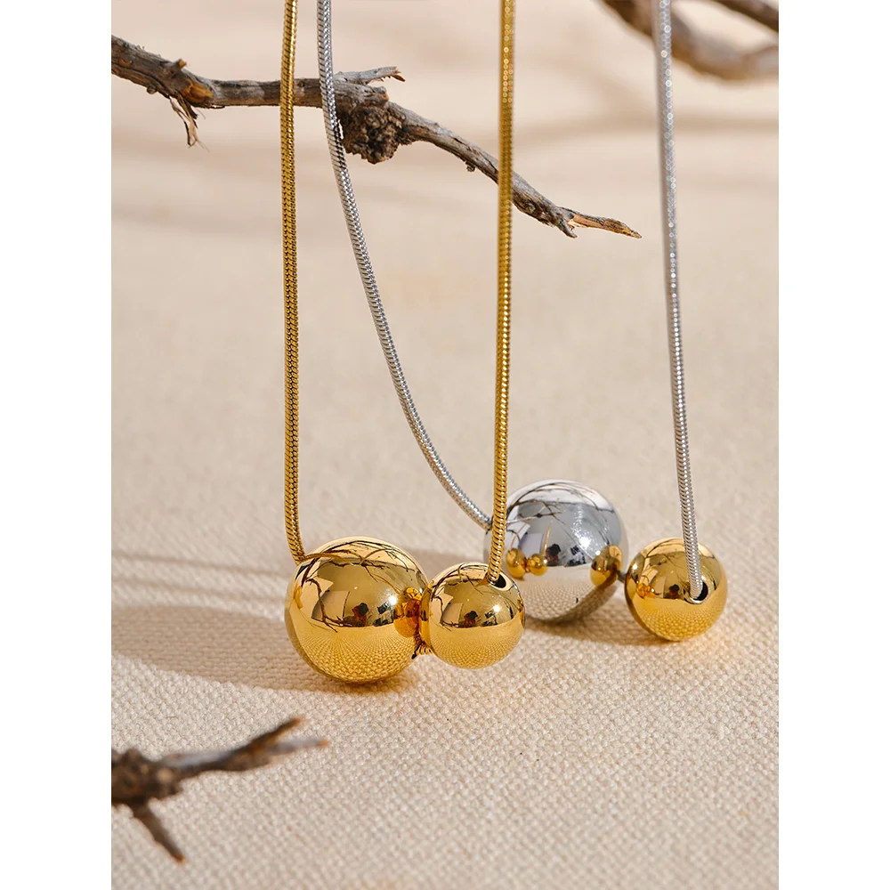 Colar Balls Banhado em Ouro 18K