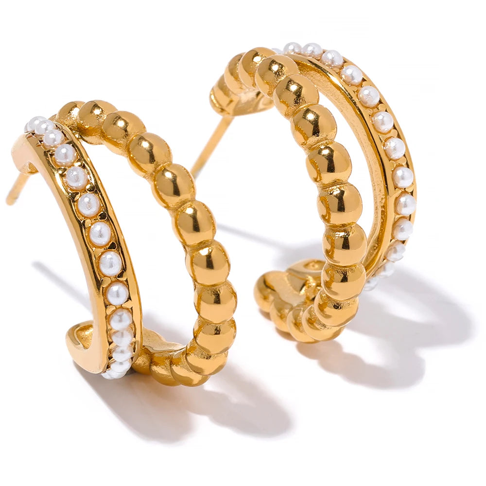 Brinco Vintage Banhado em Ouro 18K