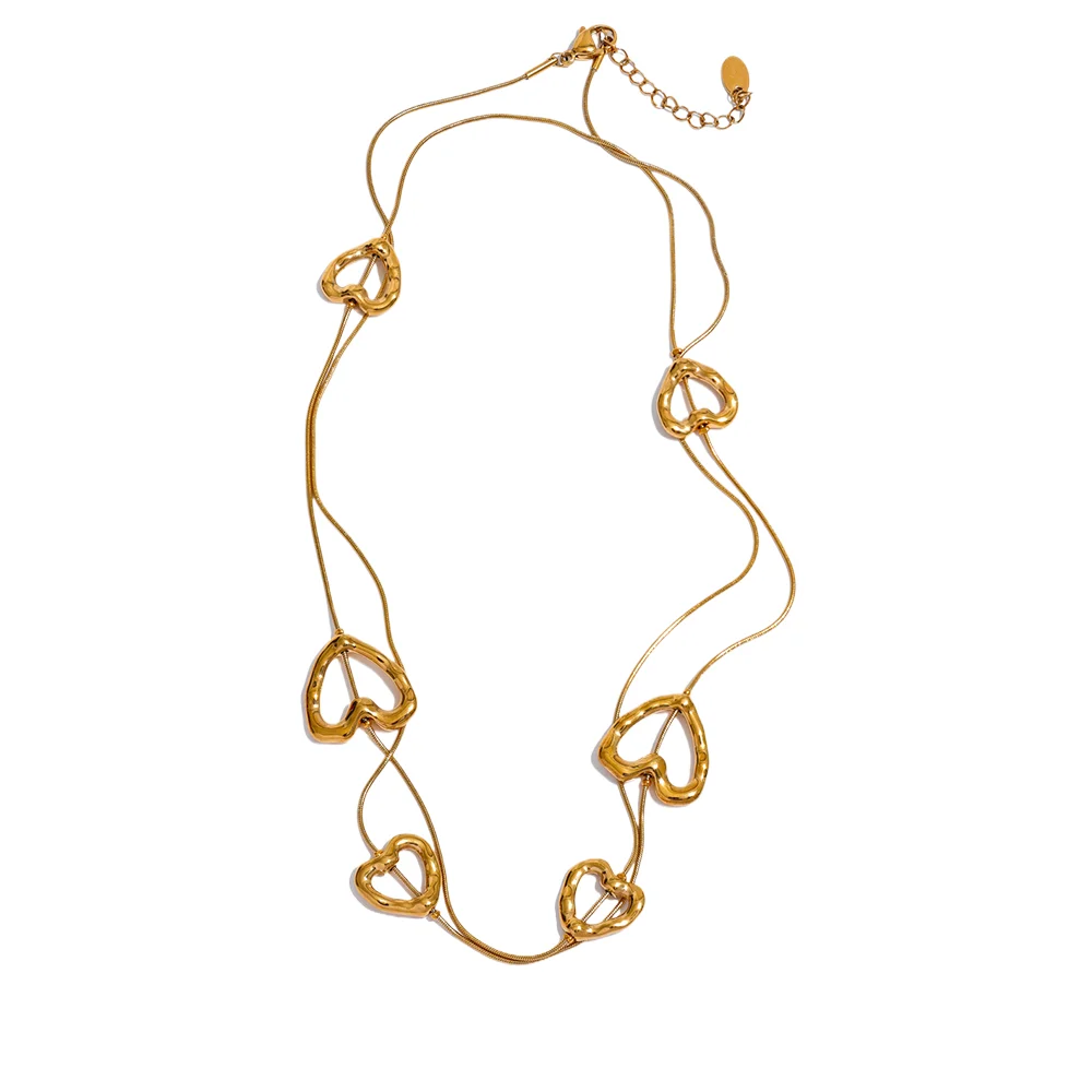 Colar Amor Banhado em Ouro 18K