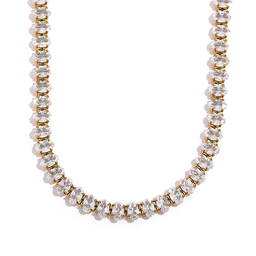 Colar Raviera Banhado em Ouro 18K