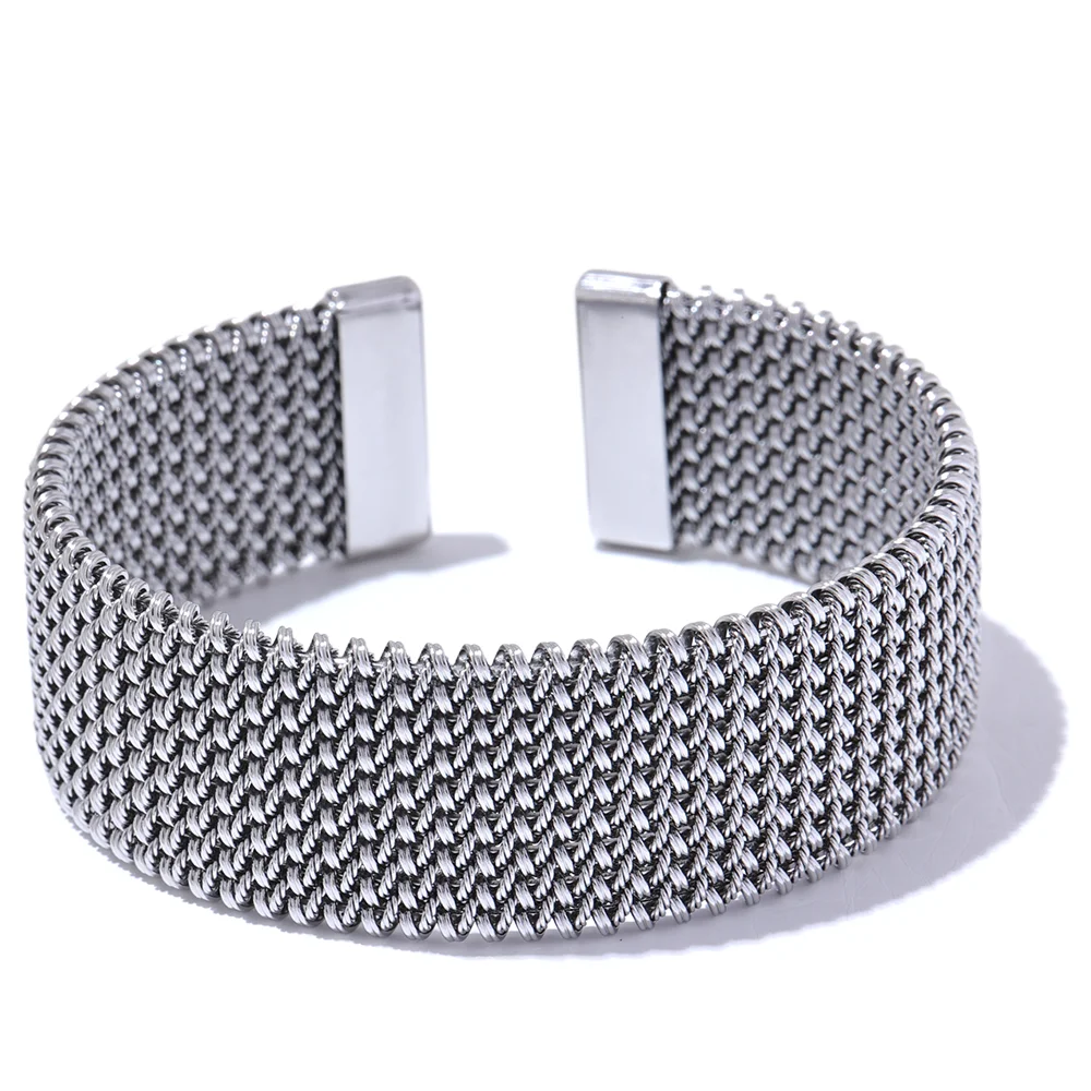 Bracelete Luxo 23mm Banhado em Ouro 18K