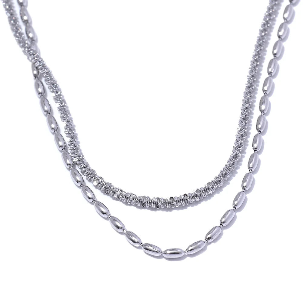 Colar Mix Lunar Banhado em Ouro 18K