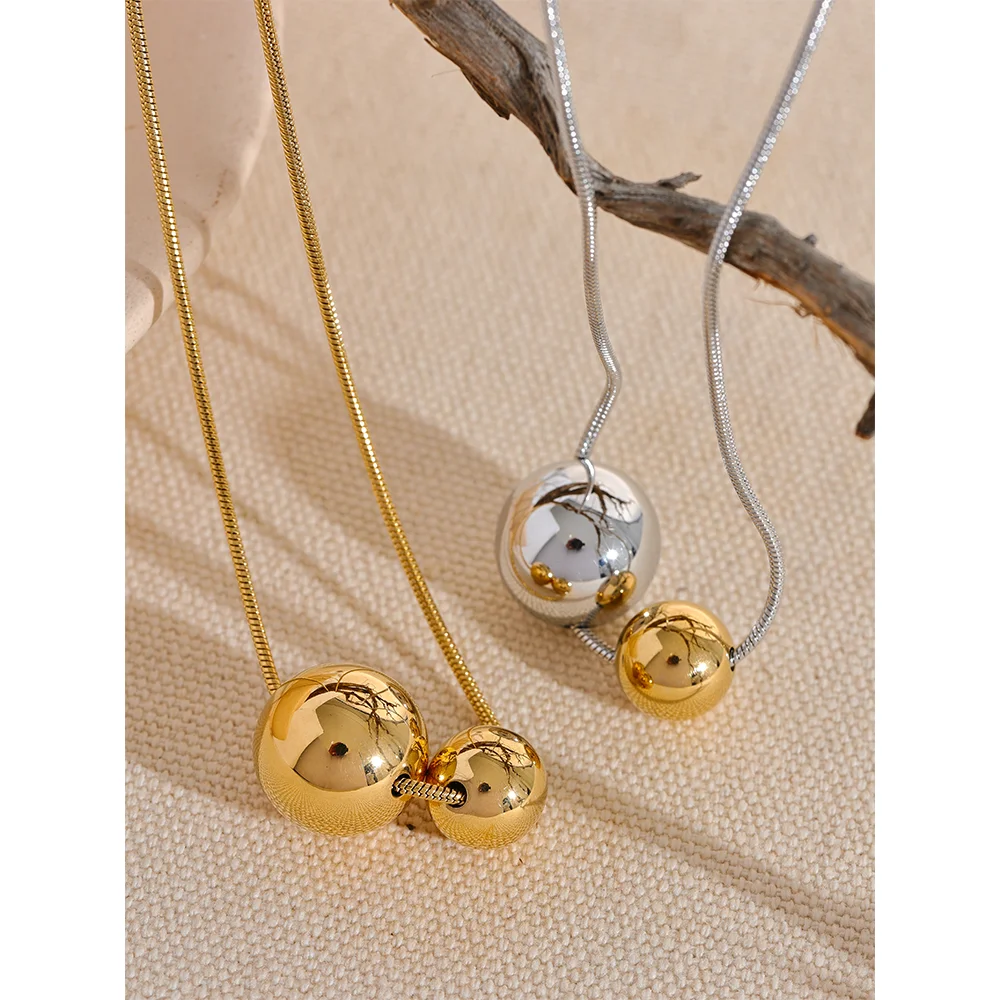 Colar Balls Banhado em Ouro 18K