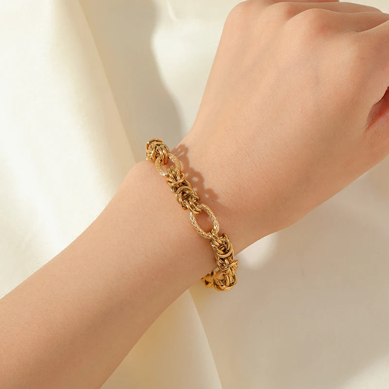 Pulseira Elos Elegance Banhado em Ouro 18K