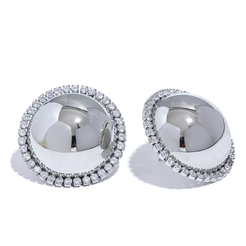 Brinco Global Zircônias Banhado em Ouro 18K