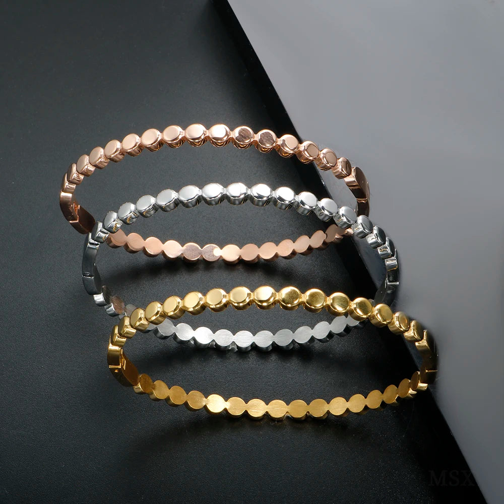 Bracelete Essência Minimalista Banhado em Ouro 18K