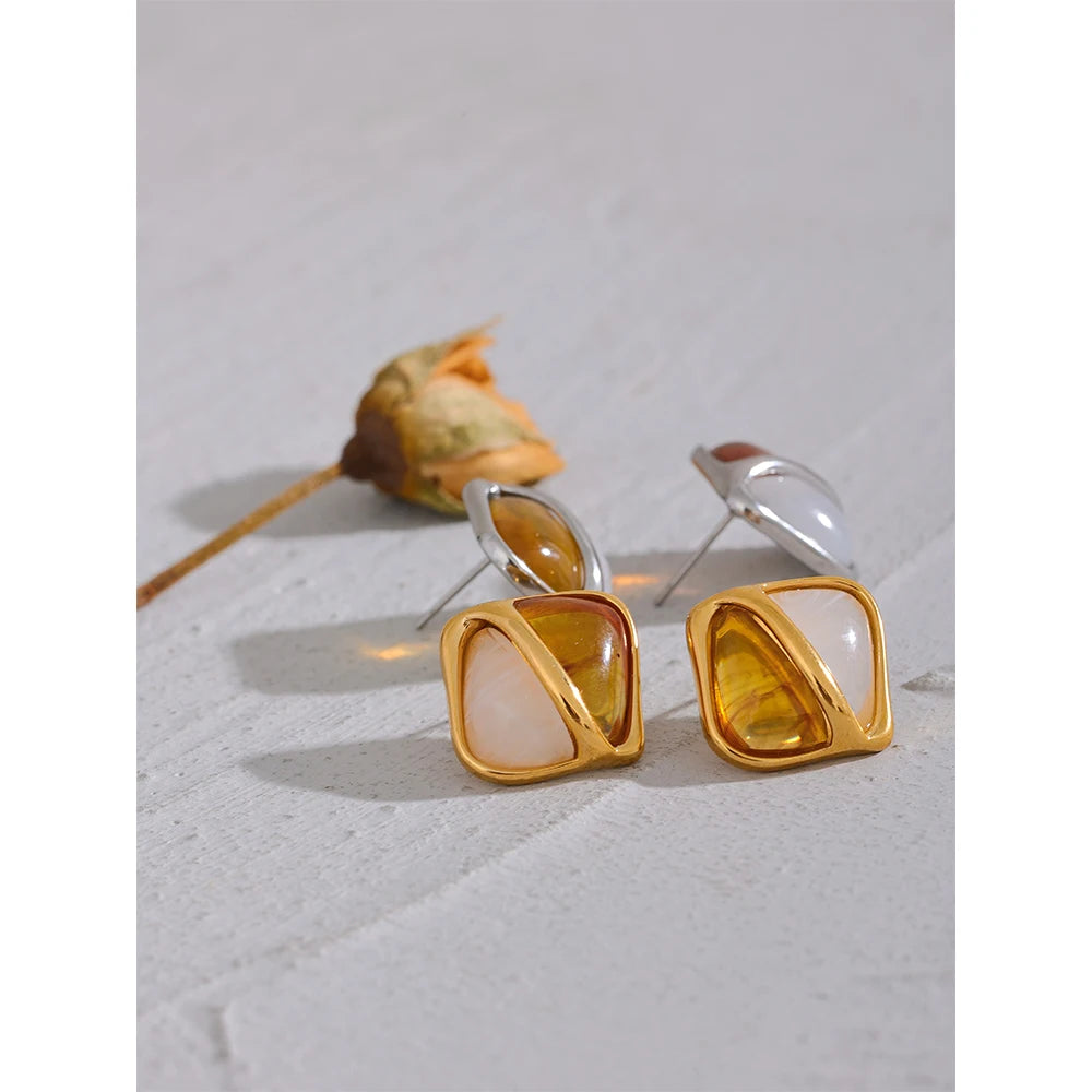 Brinco Caramel Banhado em Ouro 18K