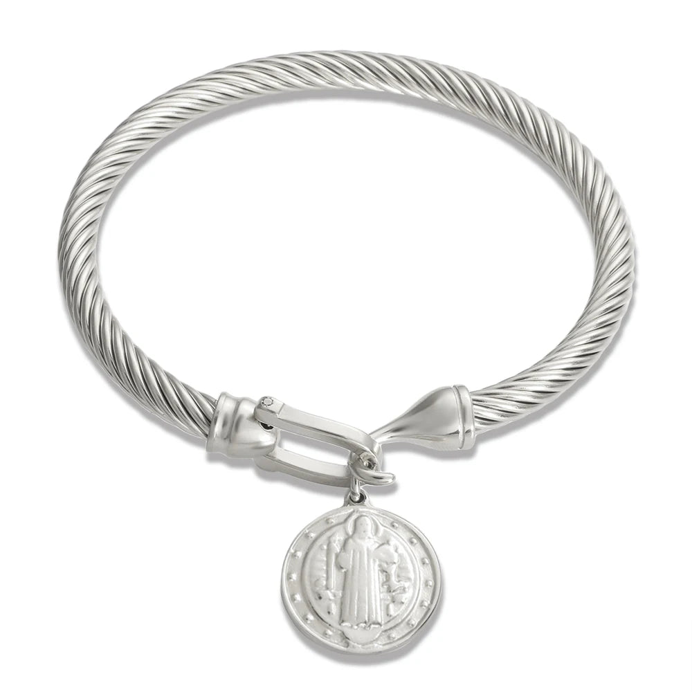Bracelete São Bento Banhado em Ouro 18K